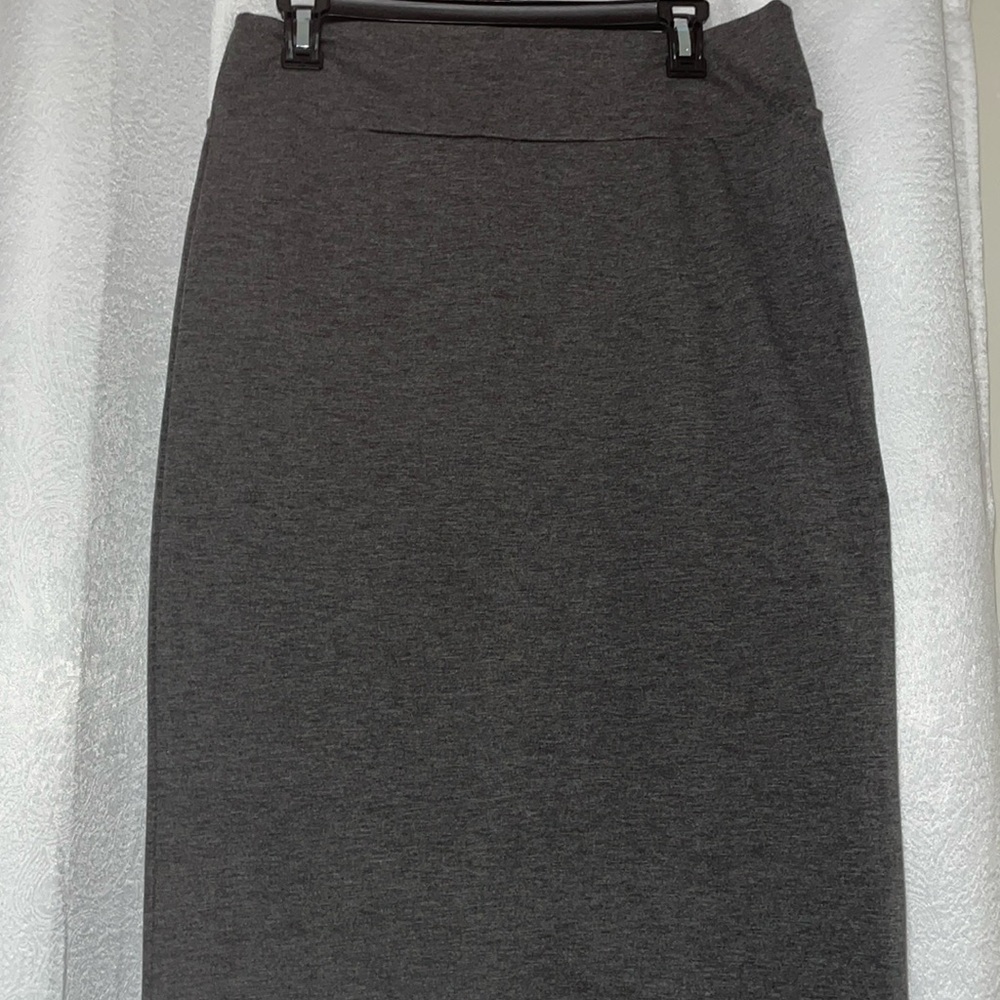 Dark grey pencil skirt